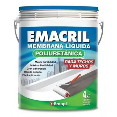 EMACRIL POLIURETANICA BLANCA 4LTS