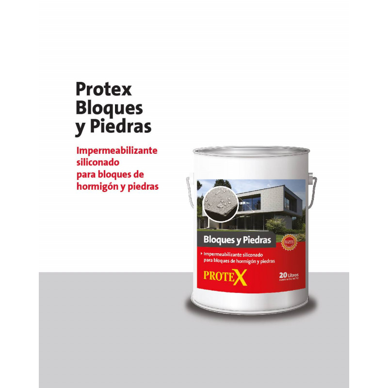 PROTEX BLOQUES Y PIEDRAS 20LTS-Impermeabilizante siliconado