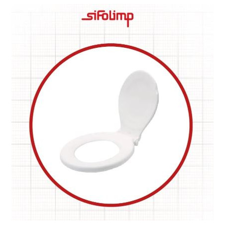 ASIENTO INODORO BLANCO PP. SOPLADO SIFOLIM