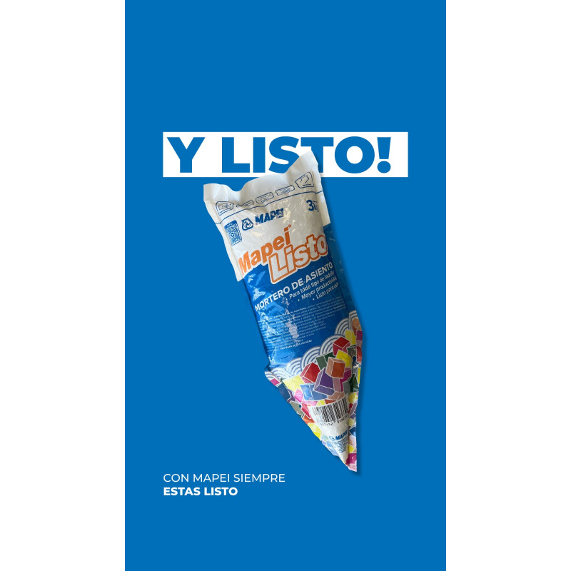 MAPEI LISTO BAGS 3KG