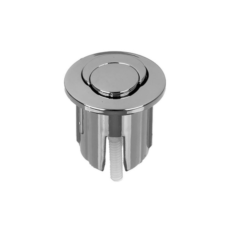 BOTON DOBLE ACC SUPERIOR CROMADO 38MM