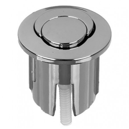 BOTON DOBLE ACC SUPERIOR CROMADO 38MM