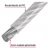 CABLE DE ACERO FORRADO xMTS
