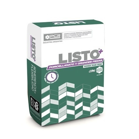 ADHESIVO LISTO PCR X 25KG PORCELLANATO