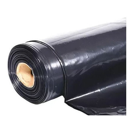 FILM POLIETILENO NEGRO 200 MICRONES 2MTSx50MTS