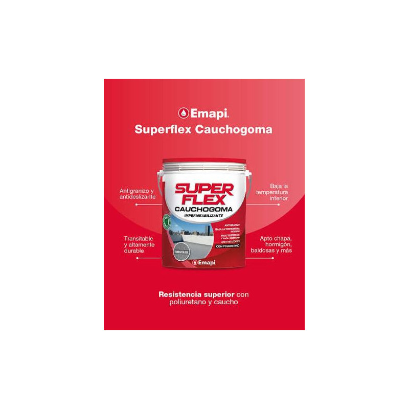 SUPERFLEX CAUCHOGOMA BLANCO 20KG